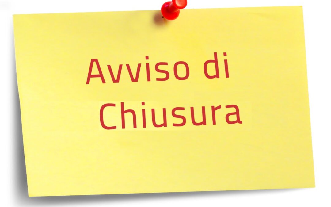 AVVISO CHIUSURA POMERIDIANA