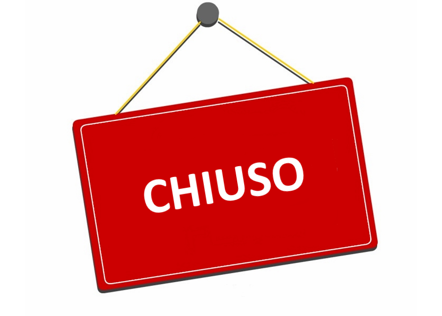 AVVISO DI CHIUSURA