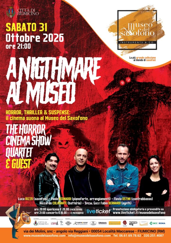 A NIGHTMARE AL MUSEO – Sabato 31 ottobre 2026